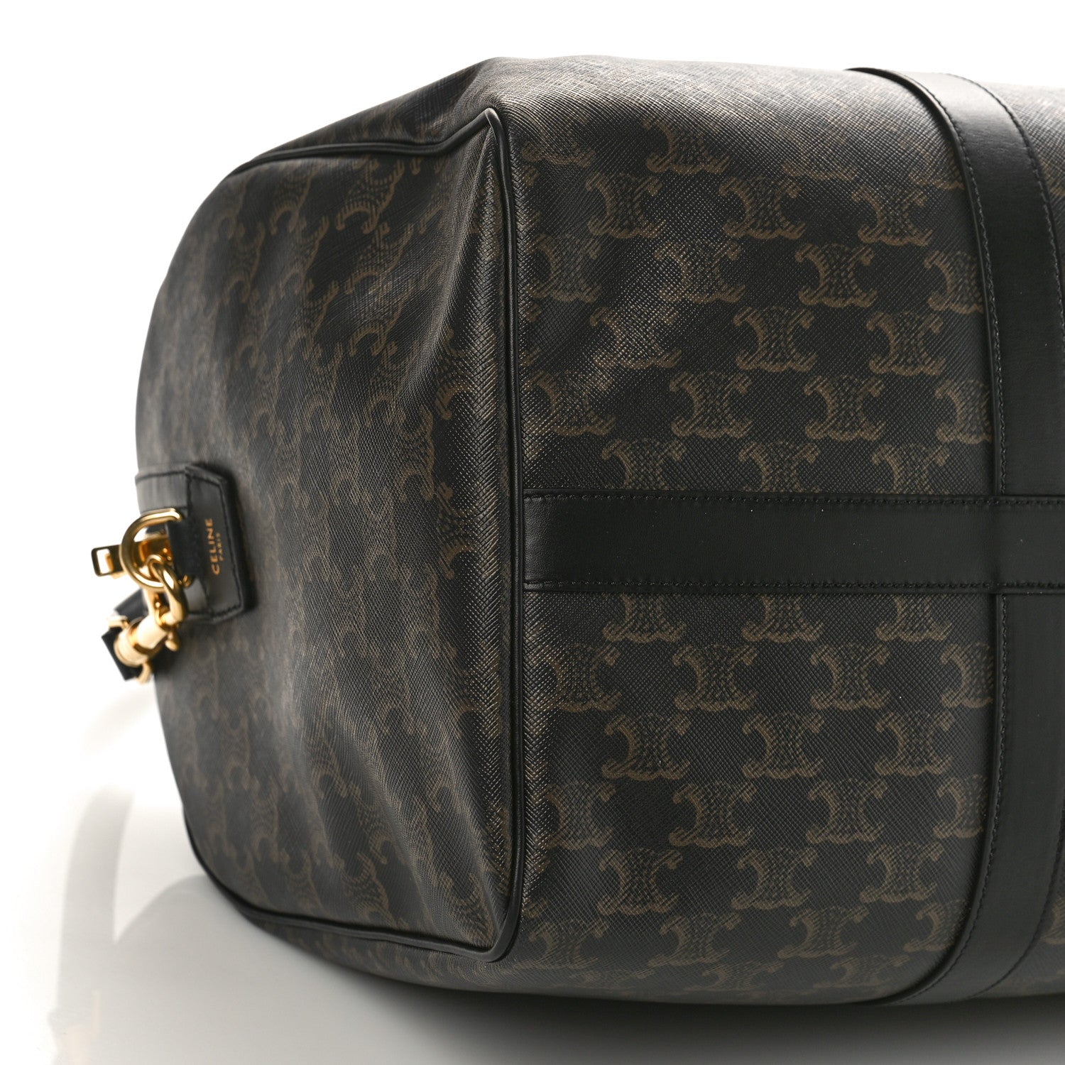 Celine Triomphe Canvas Medium Travel Duffle Black 5 of 7