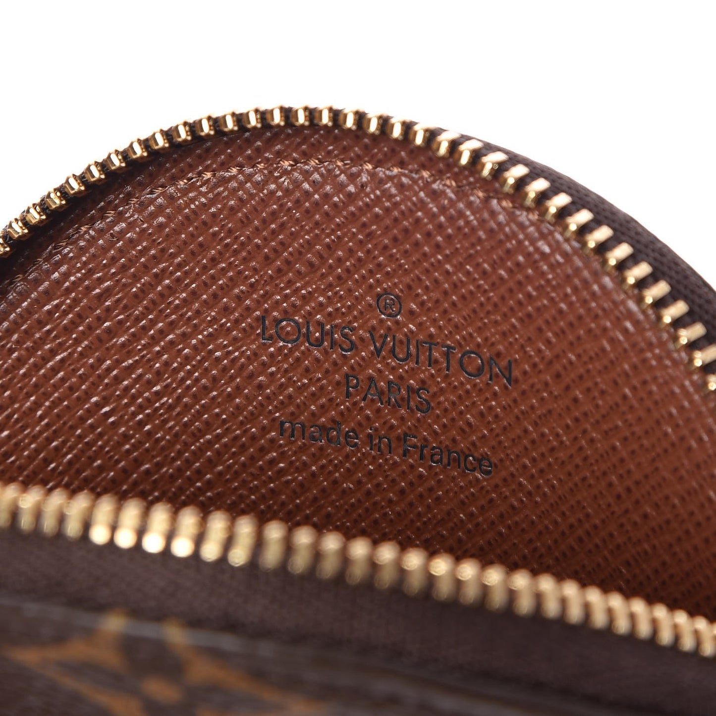 Monogram Round Coin Purse