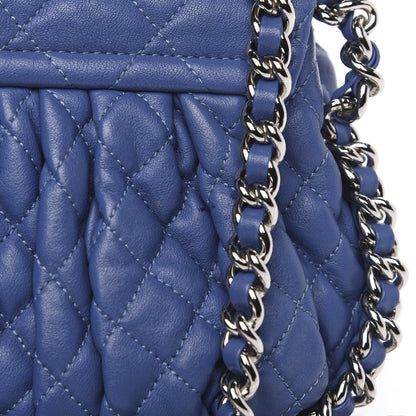 Chanel Washed Lambskin Quilted Mini Chain Around Flap Blue 13 of 15