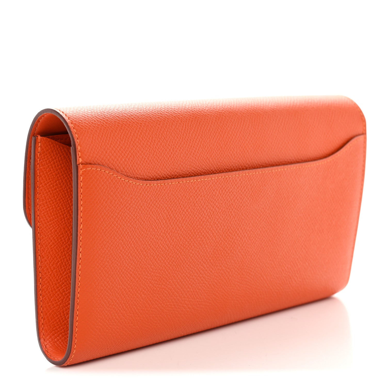 Hermes Epsom Constance Long Wallet To Go Wallet Orange 3 of 9
