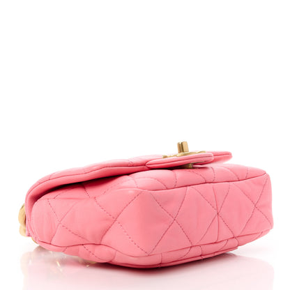 Chanel Lambskin Quilted Mini Funky Town Flap Pink 4 of 11
