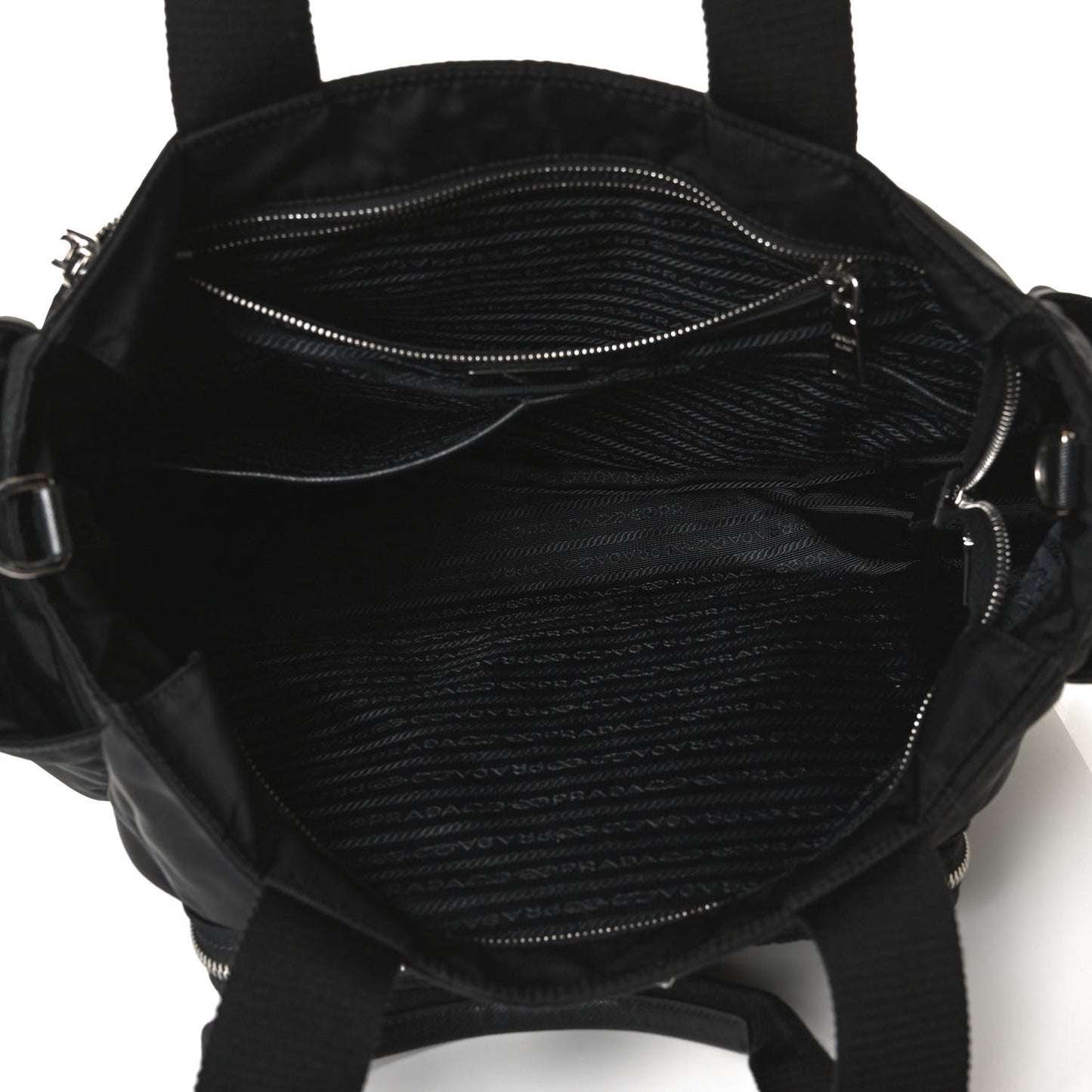 Nylon Vela Baby Bag Black