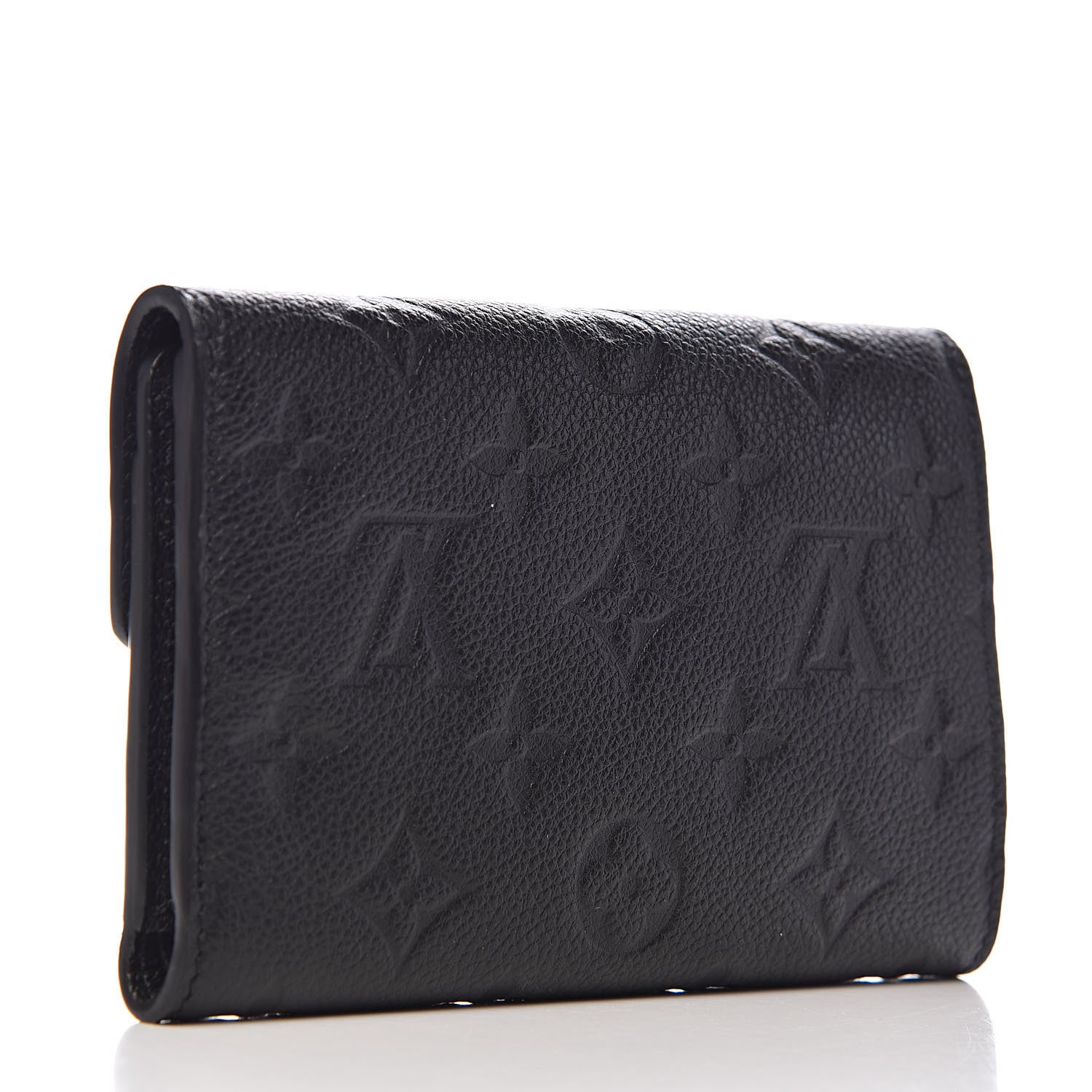 Louis Vuitton Empreinte Compact Curieuse Wallet Black 3 of 7