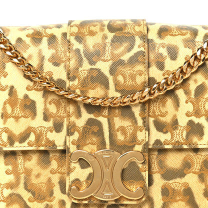 Celine Canvas Leopard Print Medium Victoire Bag 7 of 10