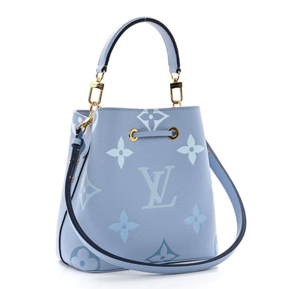 Louis Vuitton Empreinte Monogram Giant By The Pool Neonoe BB Summer Blue 3 of 9