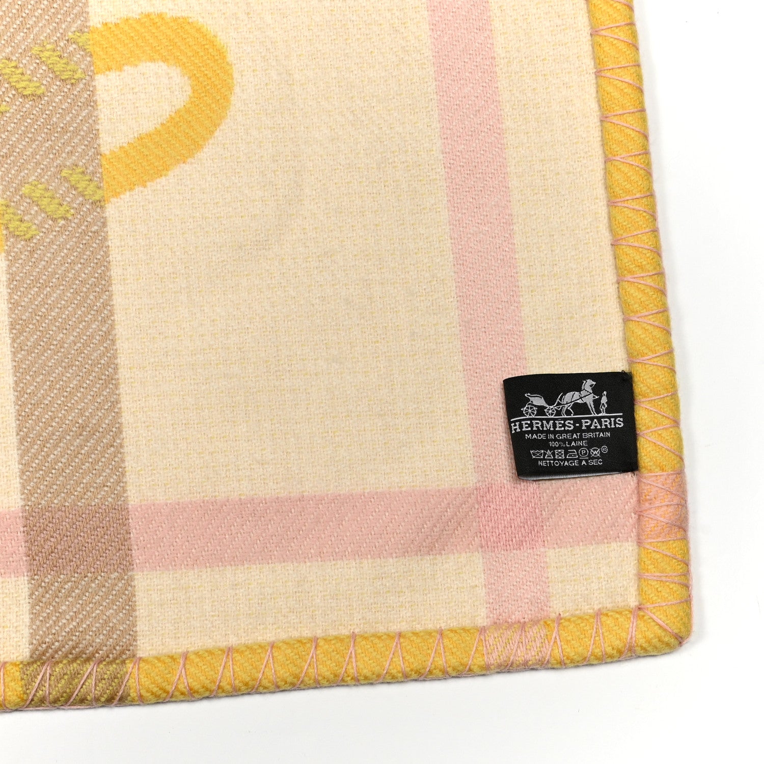 Hermes Wool Littoral Blanket Pollen 3 of 3