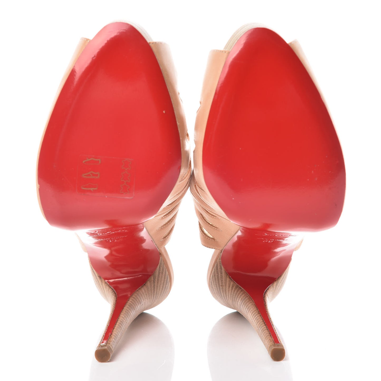 Calf Vegetale Griff Sling 120 Pumps 39 Natural Grezzo