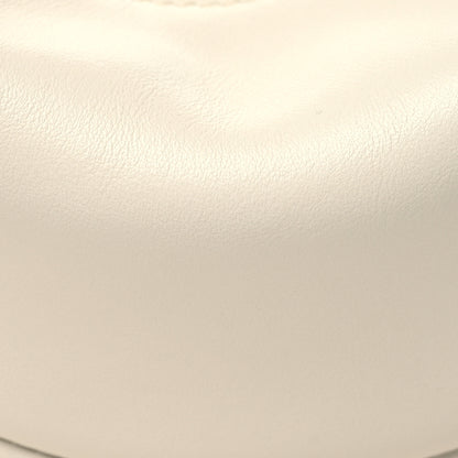 Fendi Vitello Grace Matte Nano Fendigraphy Hobo Charm White Ice 8 of 10