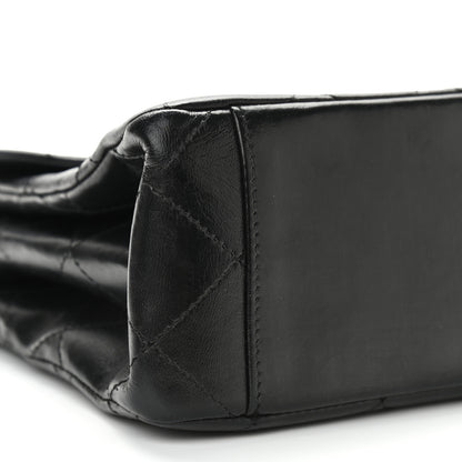 Chanel Lambskin Quilted Shoulder Flap Bag So Black 7 of 12