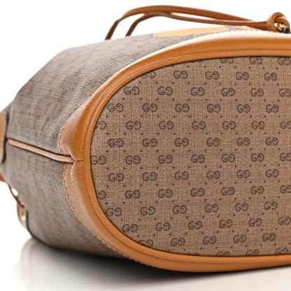 Gucci X DISNEY Mini Vintage GG Supreme Monogram Bucket Bag Beige Vintage Sun Oil 8 of 10
