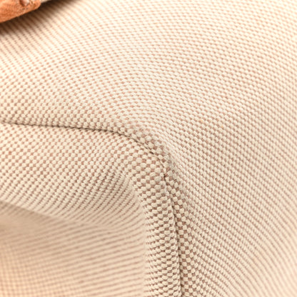 Hermes Vache Hunter Toile Pegase Pop Herbag Zip Retourne 31 PM Capucine Ecru 13 of 16