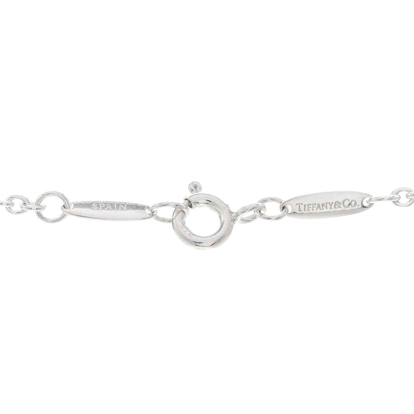 Sterling Silver Elsa Peretti Open Heart Lariat Necklace