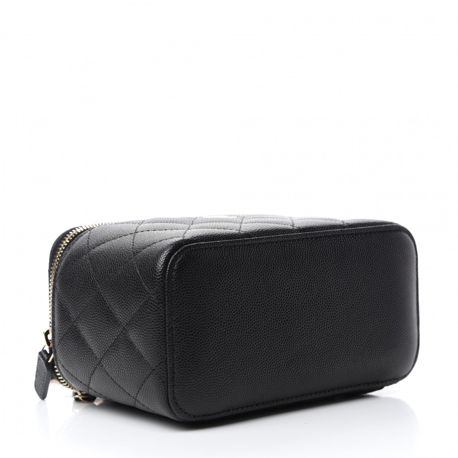 Chanel Caviar Quilted Small Vanity Case With Chain Black 4 of 11