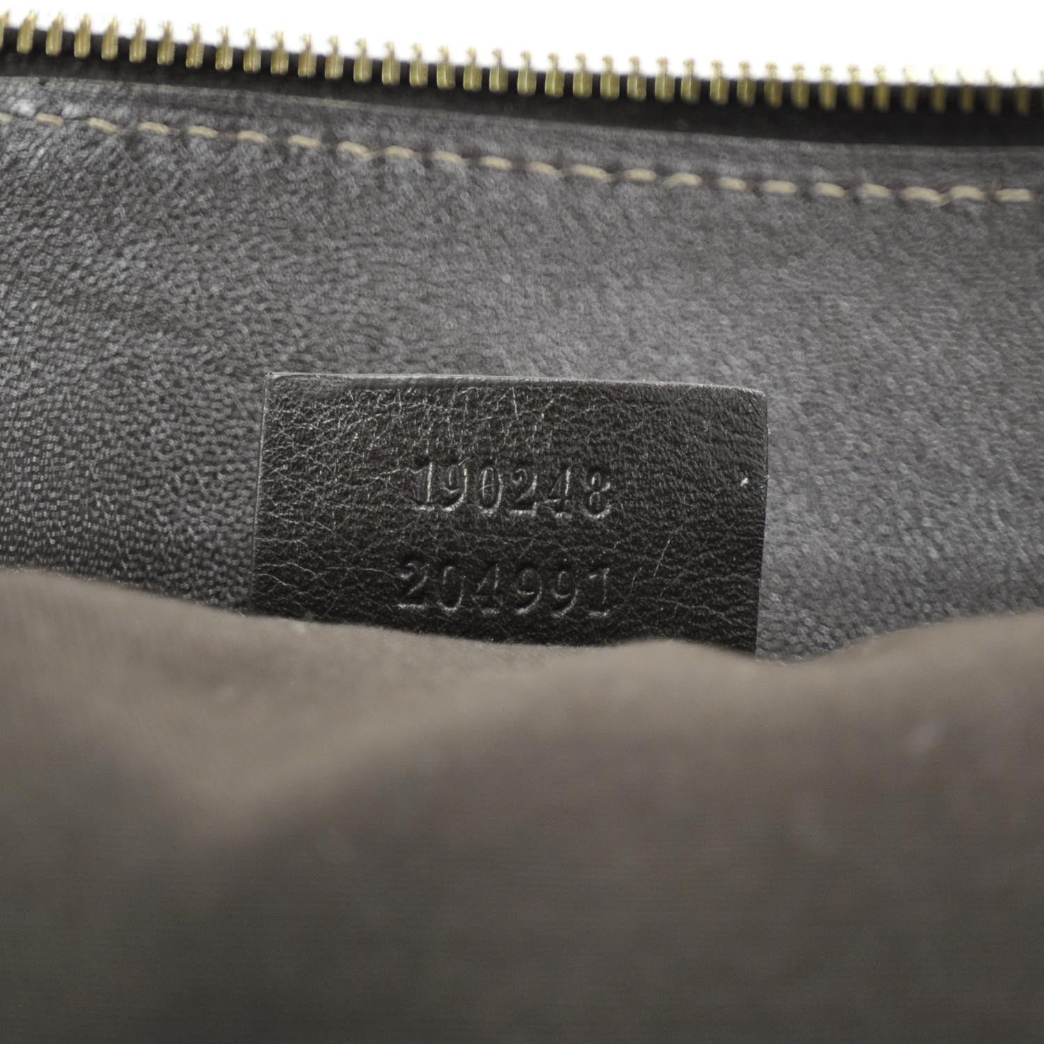 Gucci Monogram D Gold Tote Ebony 9 of 9