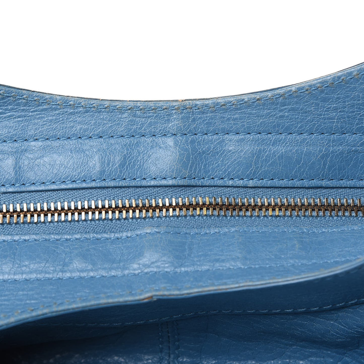 Agneau Giant 12 Gold Hardware Part Time Bleu Indigo
