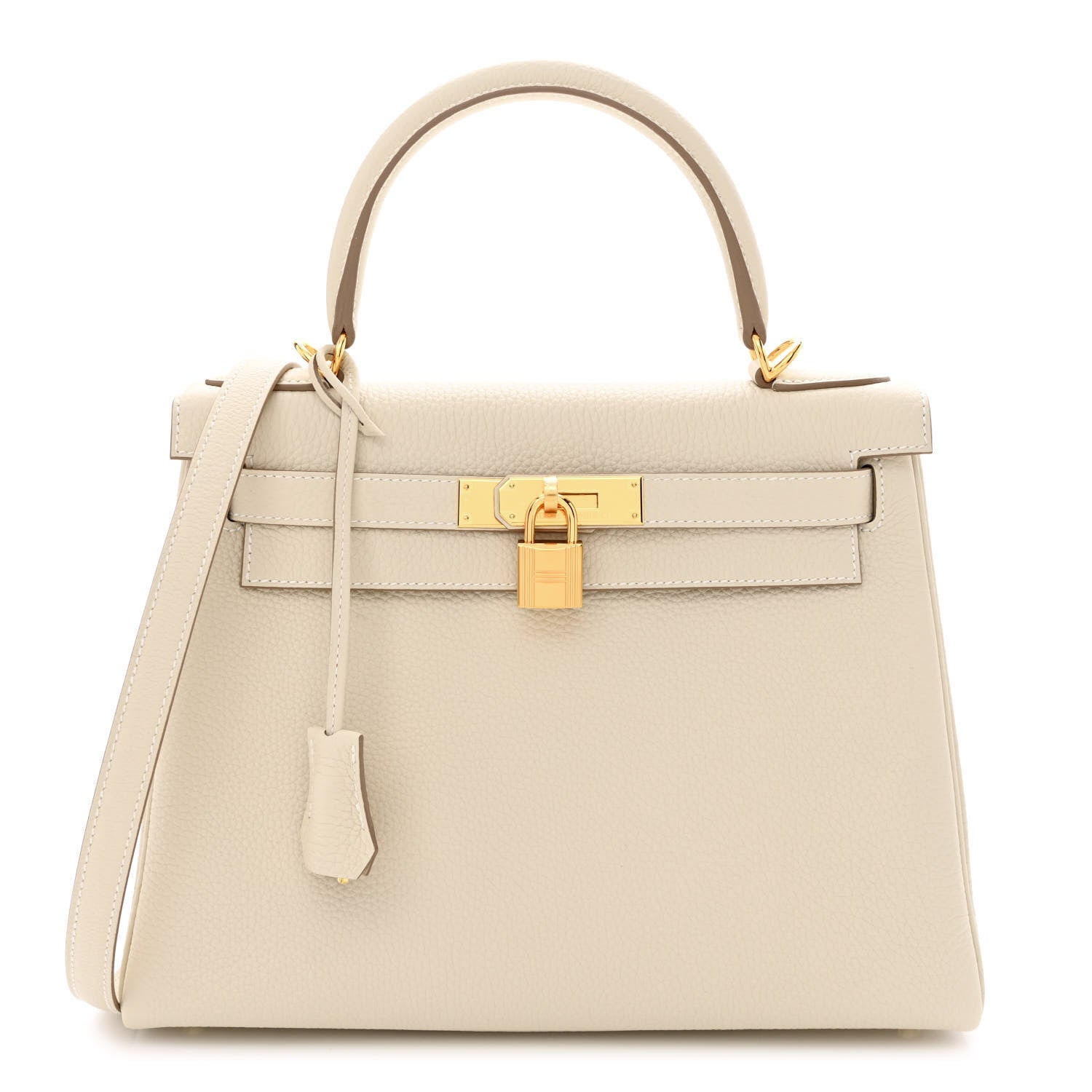 Hermes Togo Kelly Retourne 28 Craie 1 of 11