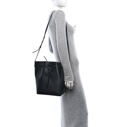 Mansur Gavriel Calfskin Bucket Bag Black Flamma 2 of 15