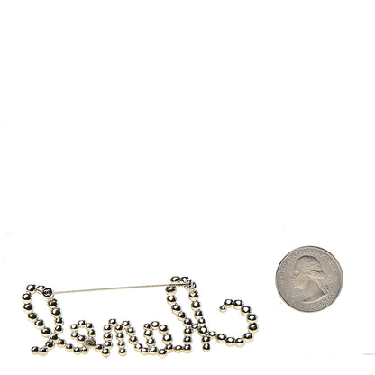Chanel Metal Glass Swirling Pearls Brooch Pin Gold 2 of 4