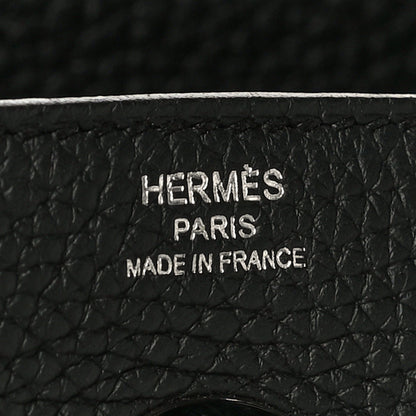 Hermes Taurillon Clemence Lindy 26 Black 6 of 10