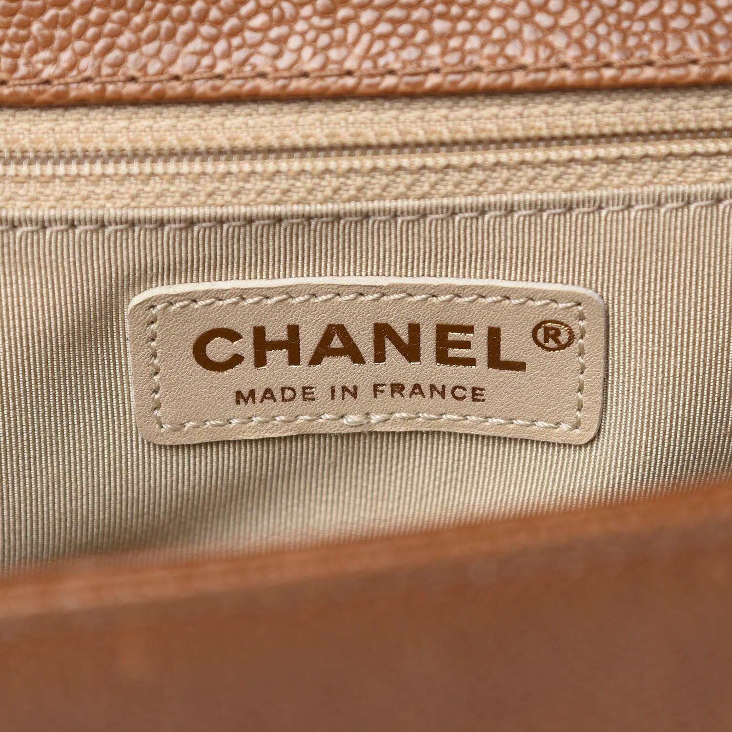 Chanel Caviar Quilted New Medium Boy Flap Brown 6 of 8