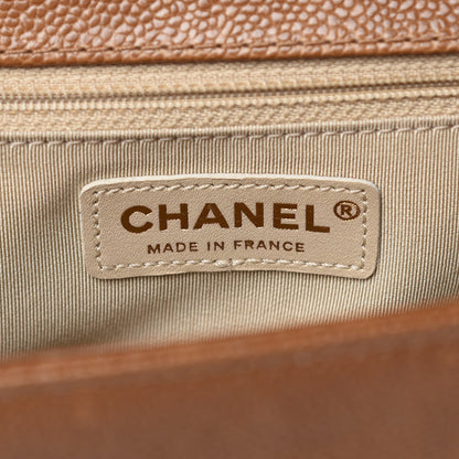 Chanel Caviar Quilted New Medium Boy Flap Brown 6 of 8