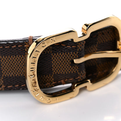 Louis Vuitton Damier Ebene Mini 25mm Belt 85 34 12 of 12