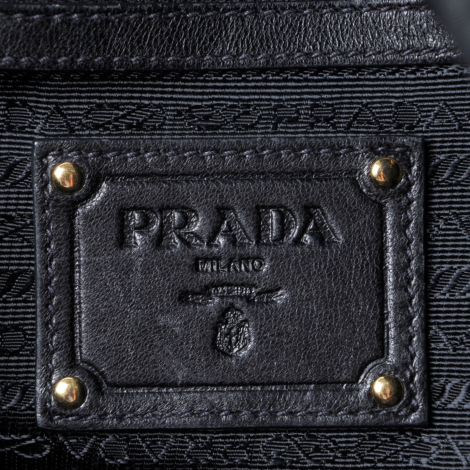 Prada Tessuto Nylon Gaufre Tote Black 6 of 8