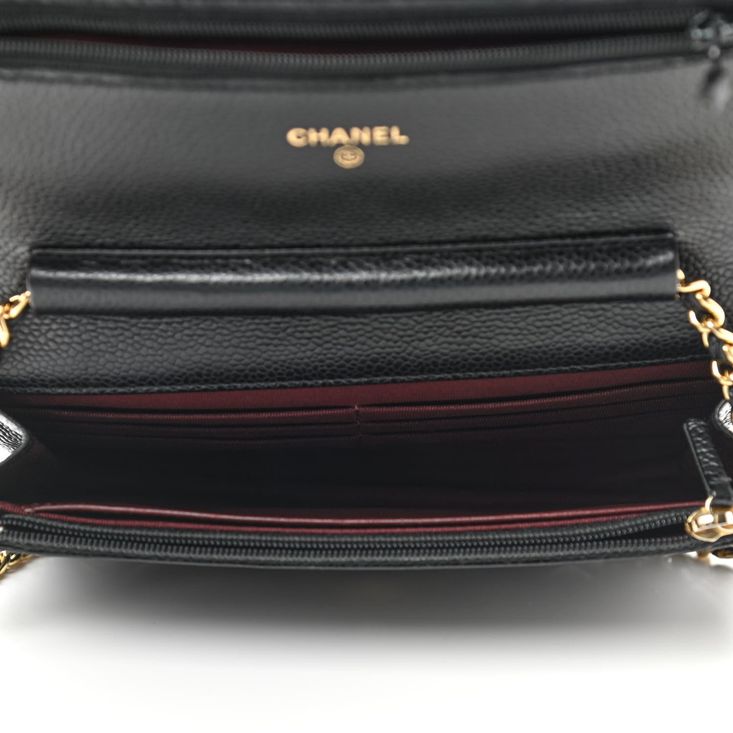 Chanel Caviar Quilted Wallet On Chain WOC Black 6 of 13