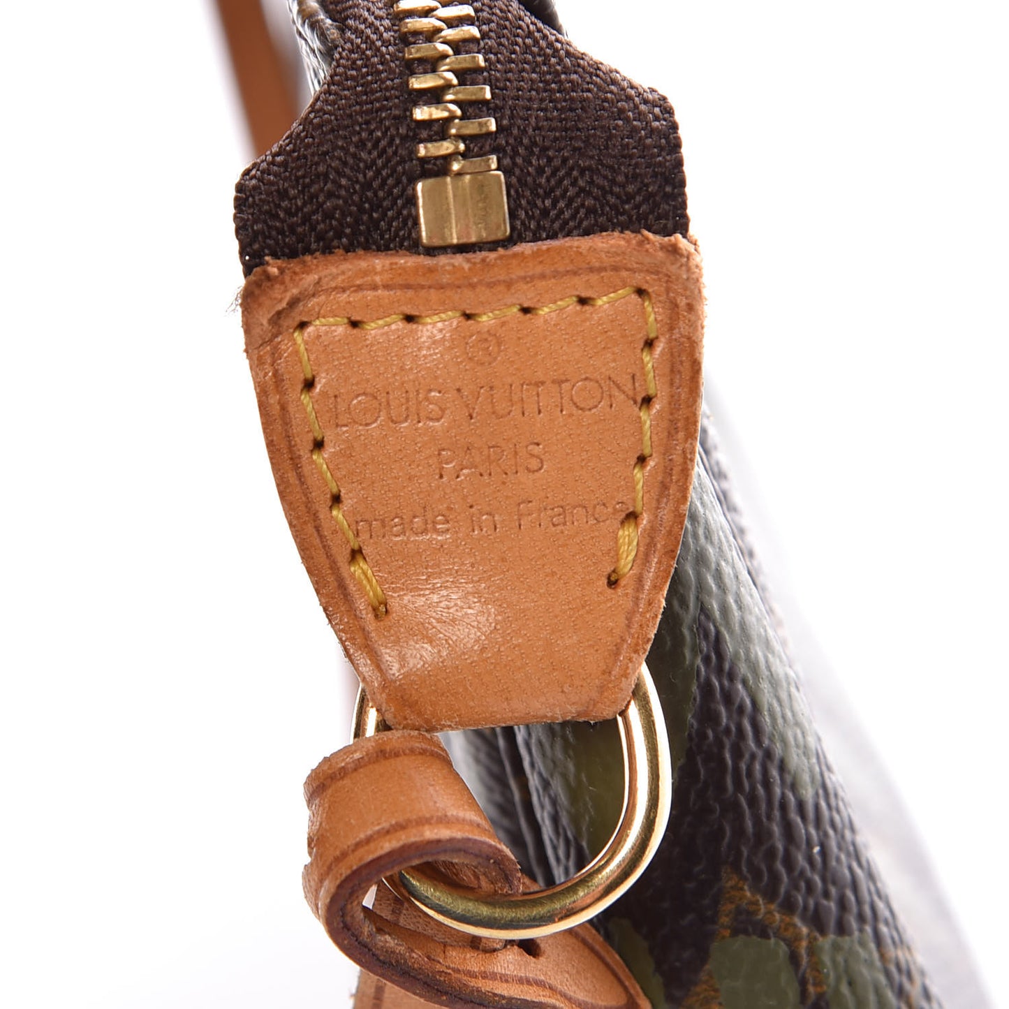 Monogram Graffiti Pochette Accessories Kaki