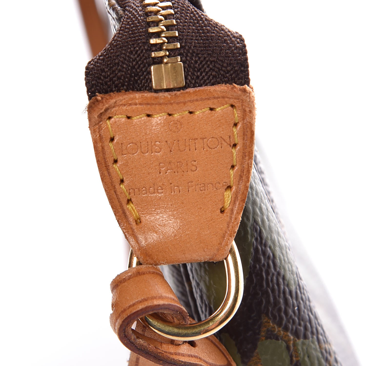 Louis Vuitton Monogram Graffiti Pochette Accessories Kaki 6 of 11