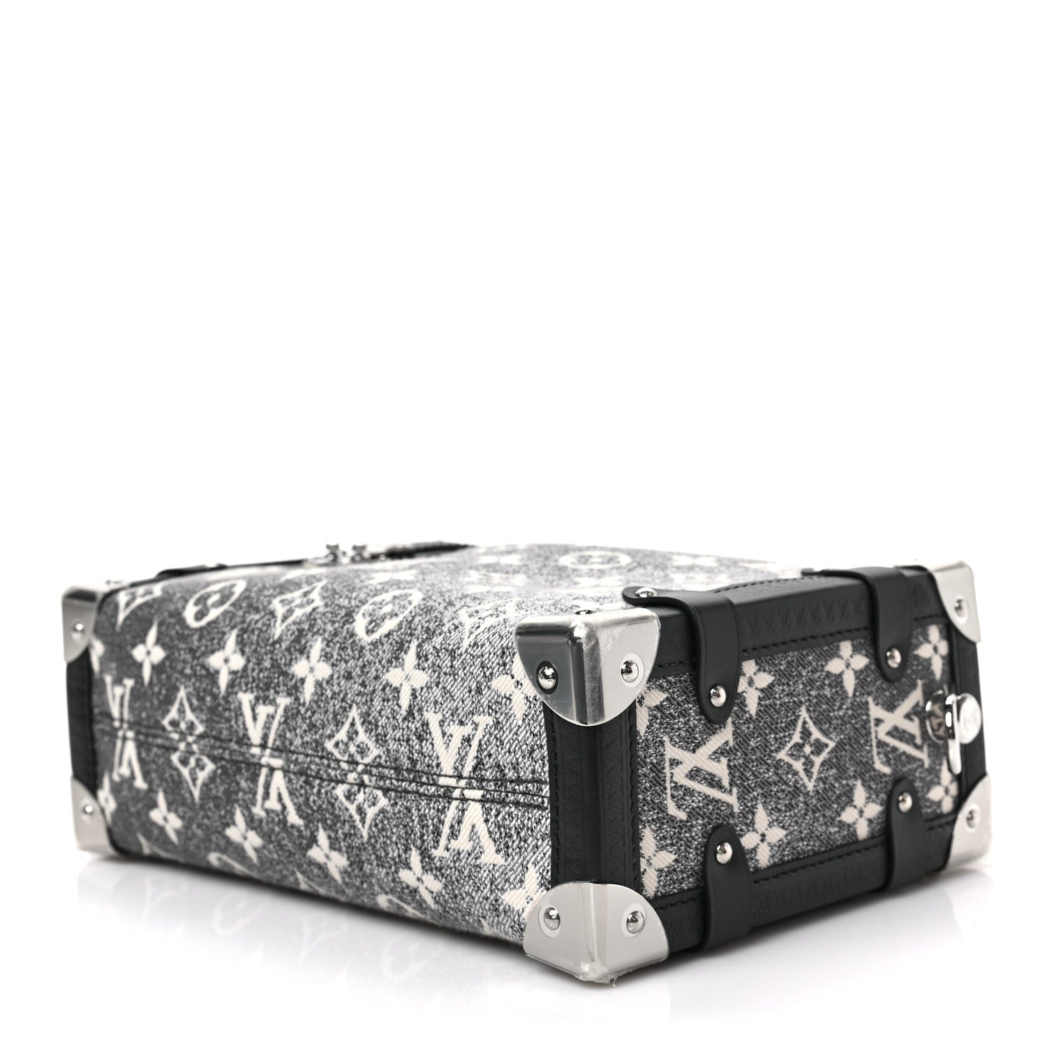Louis Vuitton Monogram Jacquard Denim Side Trunk Grey 1252611