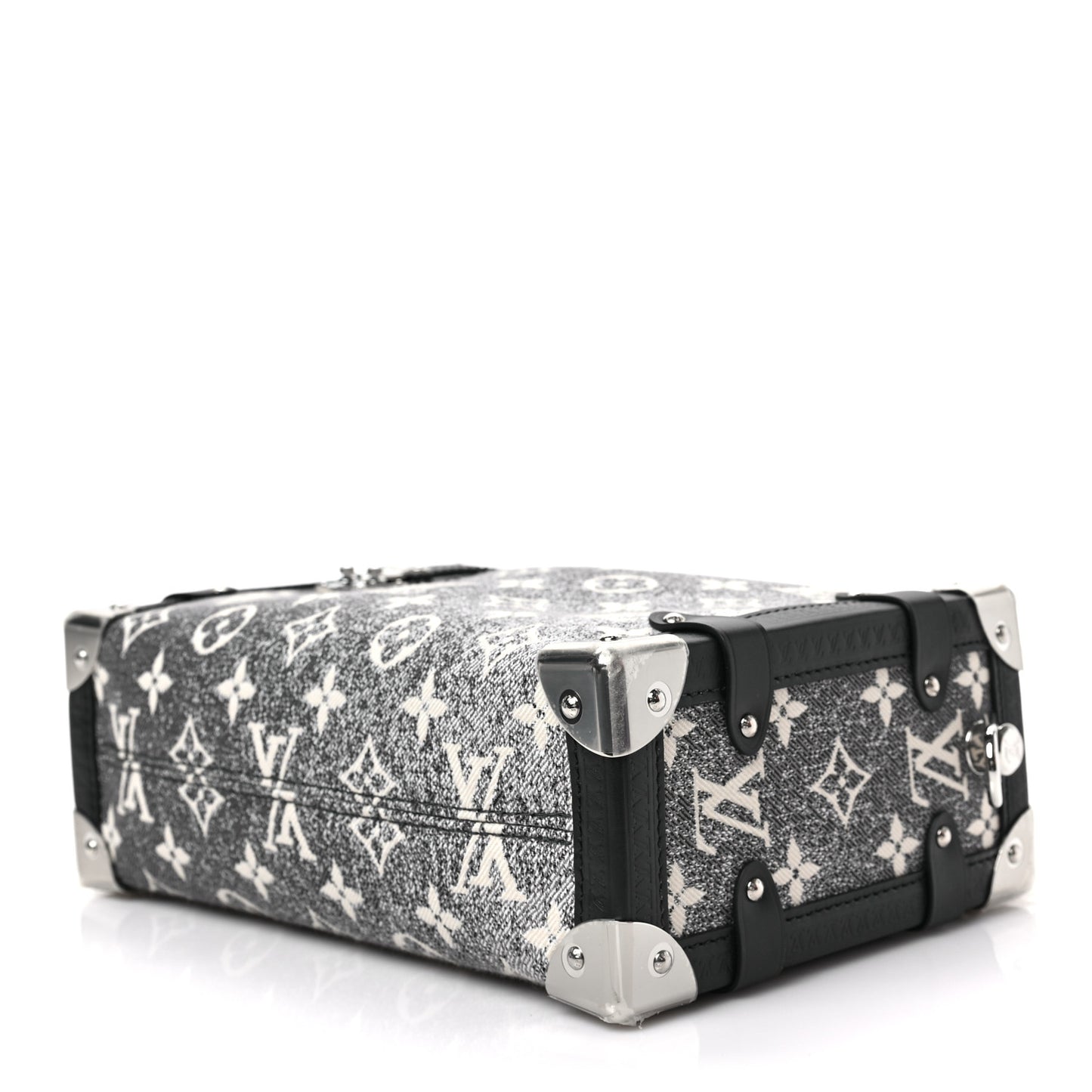 Monogram Jacquard Denim Side Trunk Grey