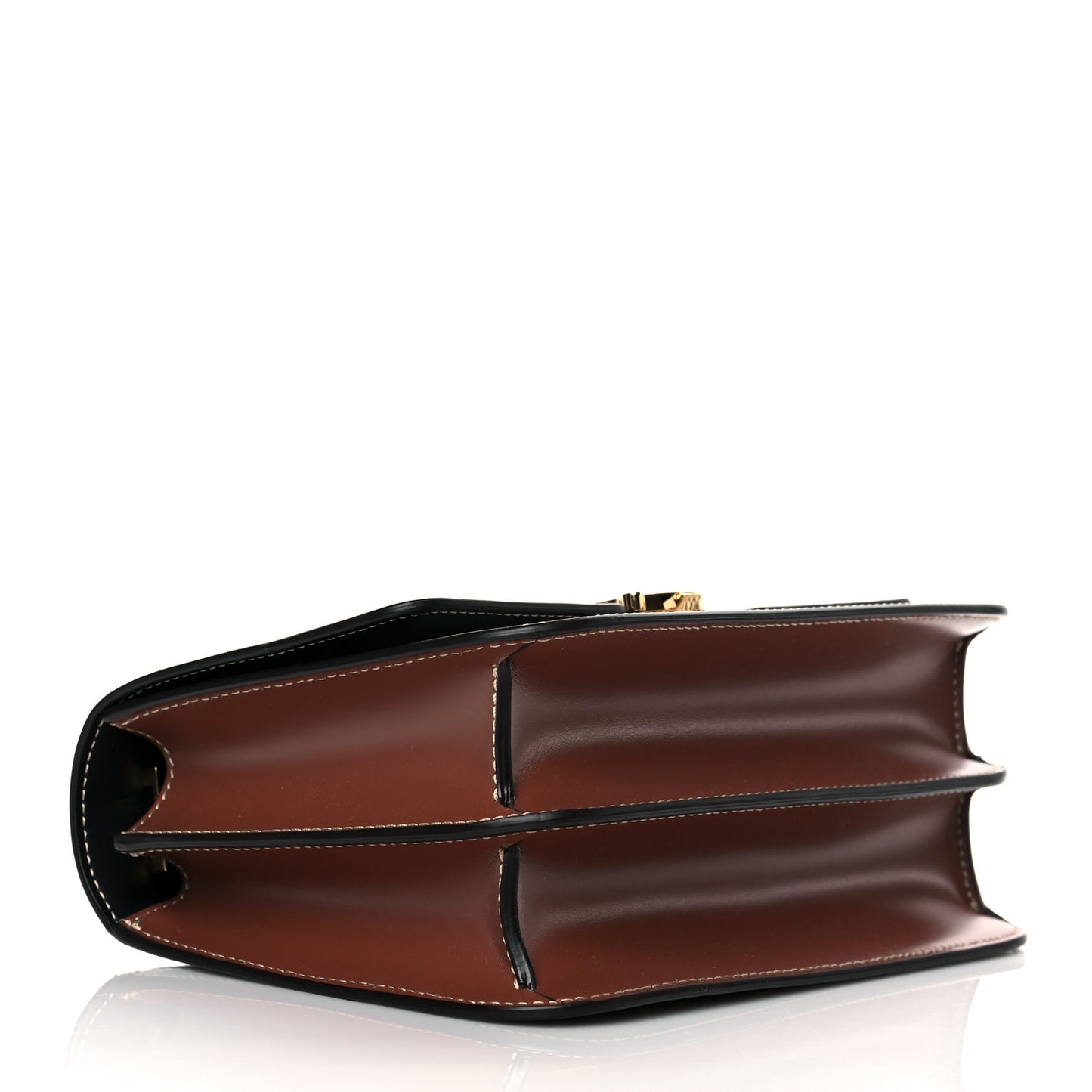 Canvas Calfskin Small TB Bag Natural