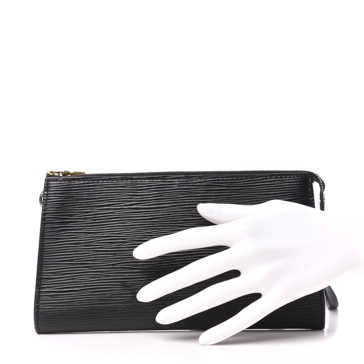 Louis Vuitton Epi Pochette Accessories 21 Black 2 of 7