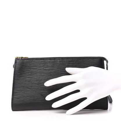 Louis Vuitton Epi Pochette Accessories 21 Black 2 of 7