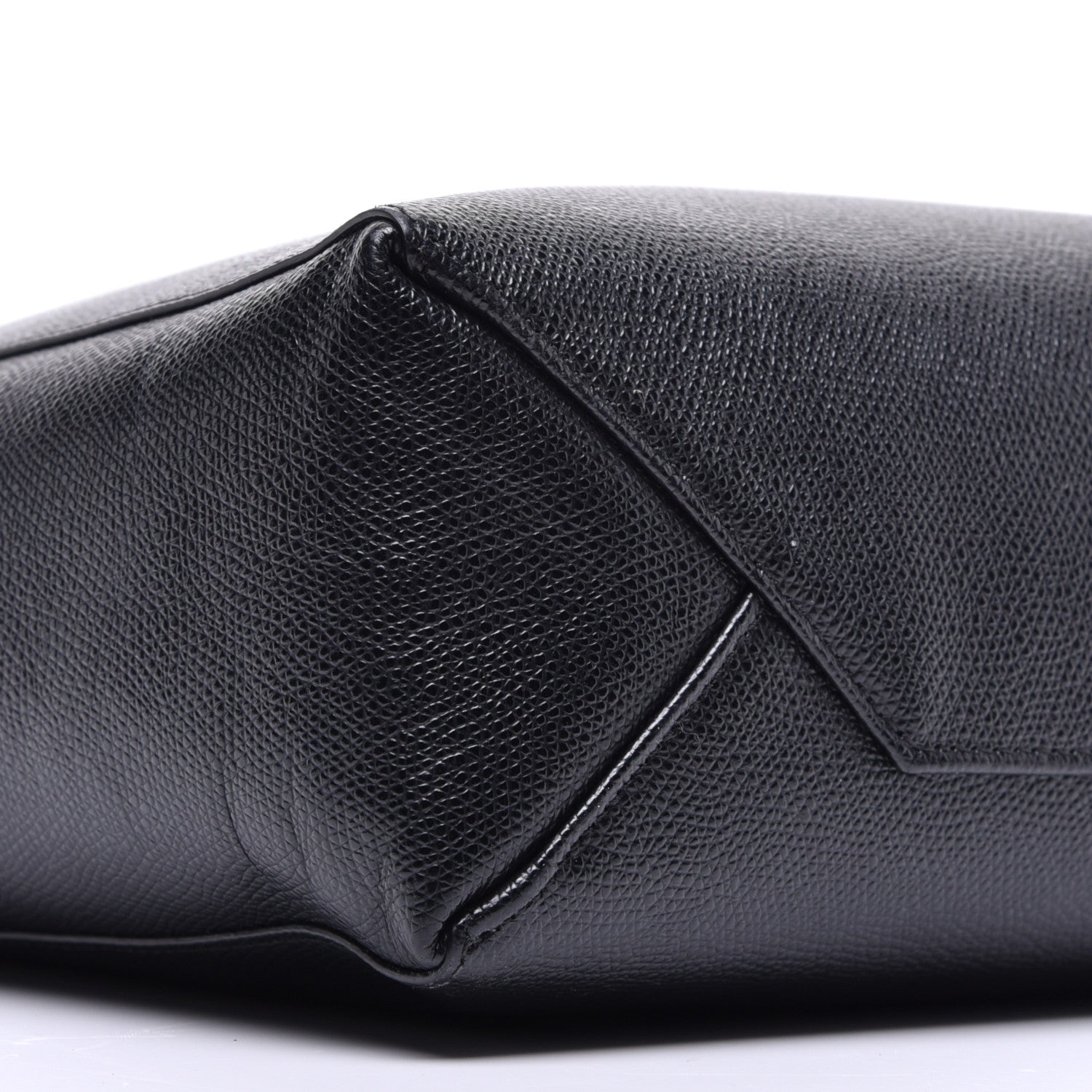 Celine Grained Calfskin Small Vertical Cabas Black 9 of 10