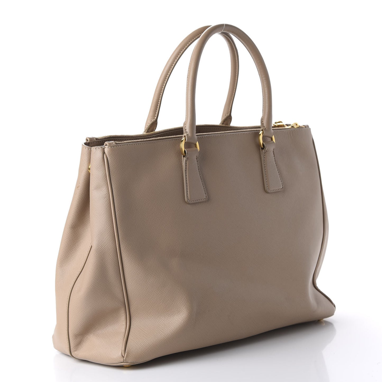 Saffiano Large Galleria Double Zip Tote Cipria