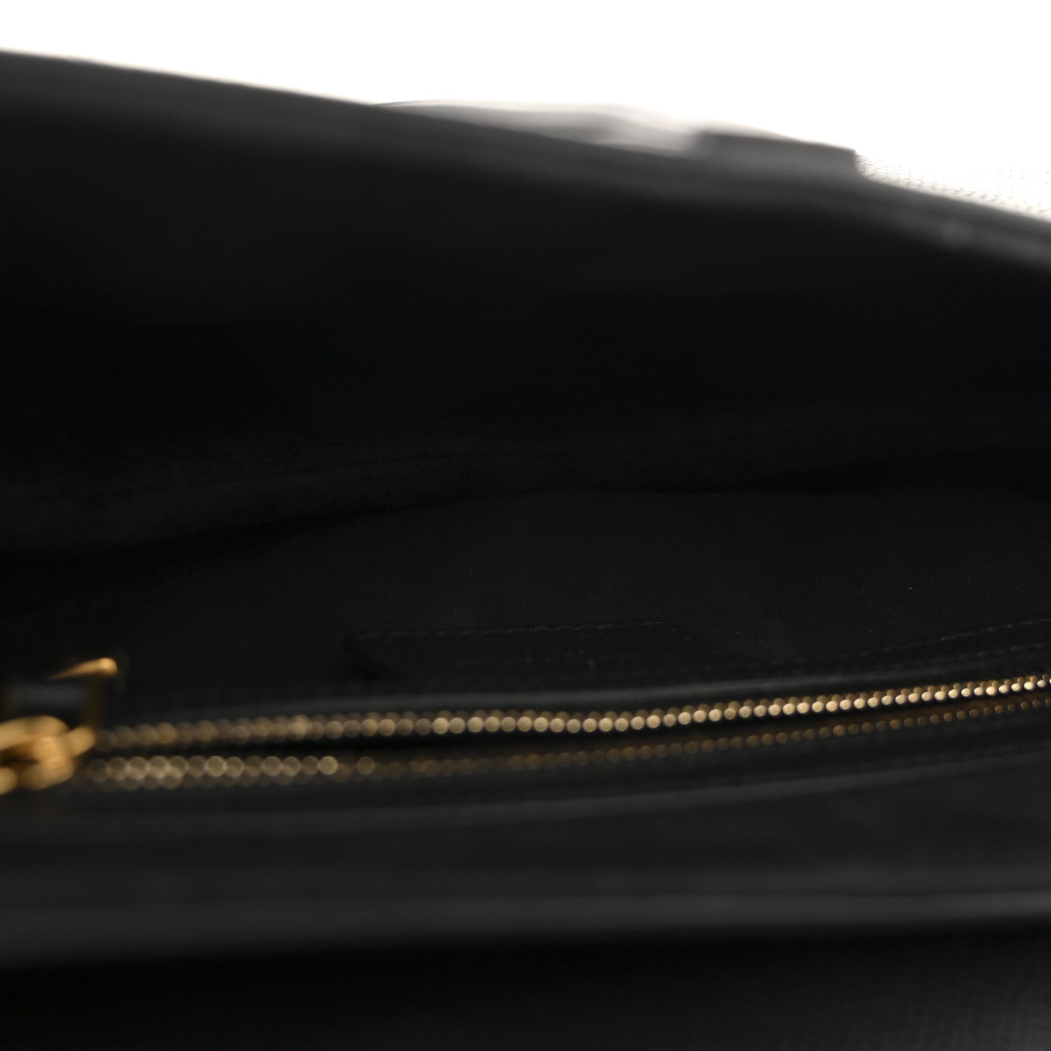 Christian Dior Grained Calfskin Saddle Bag Black 5 of 11
