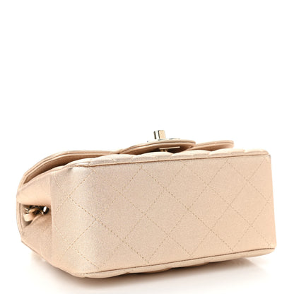 Chanel Metallic Lambskin Quilted Mini Square Flap Gold 3 of 9