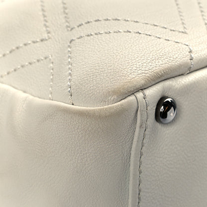 Chanel Calfskin Small Diamond Stitch Tote White 11 of 12