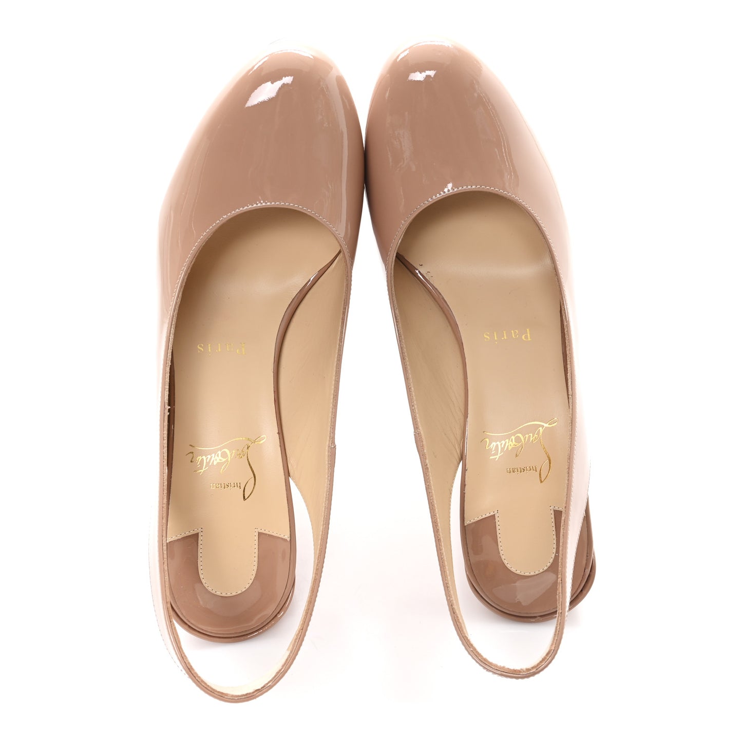 Patent Movida Sling 130 Platform Pumps 39 Nude