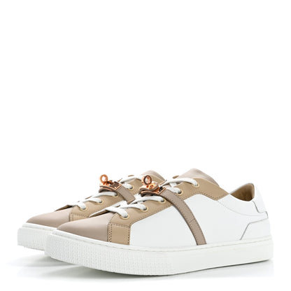 Hermes Calfskin Day Sneakers 41 Multicolor White 5 of 11