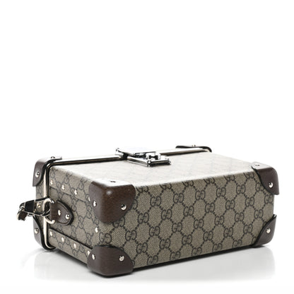 Gucci GG Supreme Monogram Globe-Trotter Beauty Case Brown 4 of 11