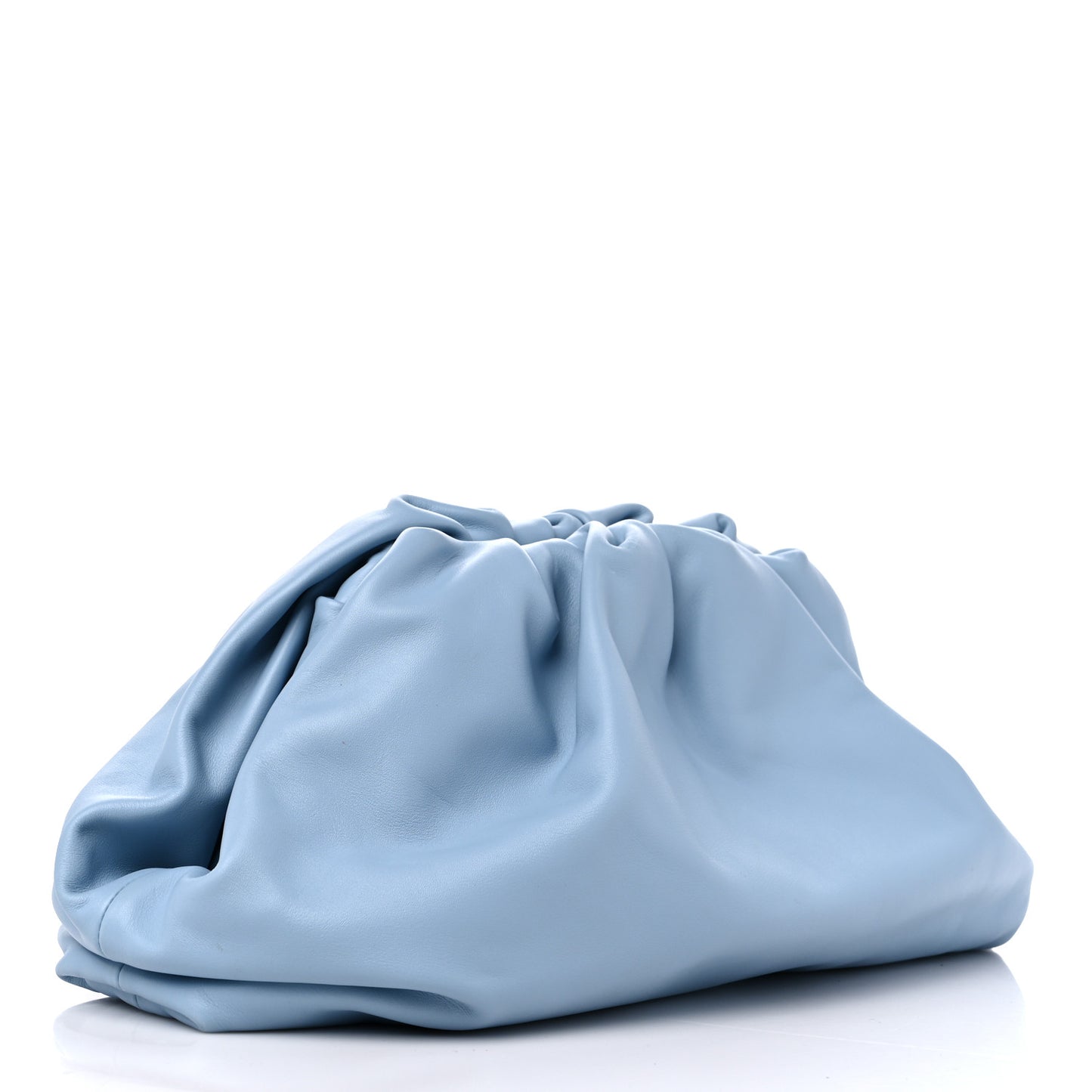 Smooth Butter Calf The Pouch Oversized Clutch Ice