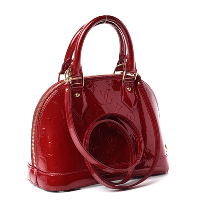 Louis Vuitton Vernis Alma BB Pomme D'Amour 3 of 11