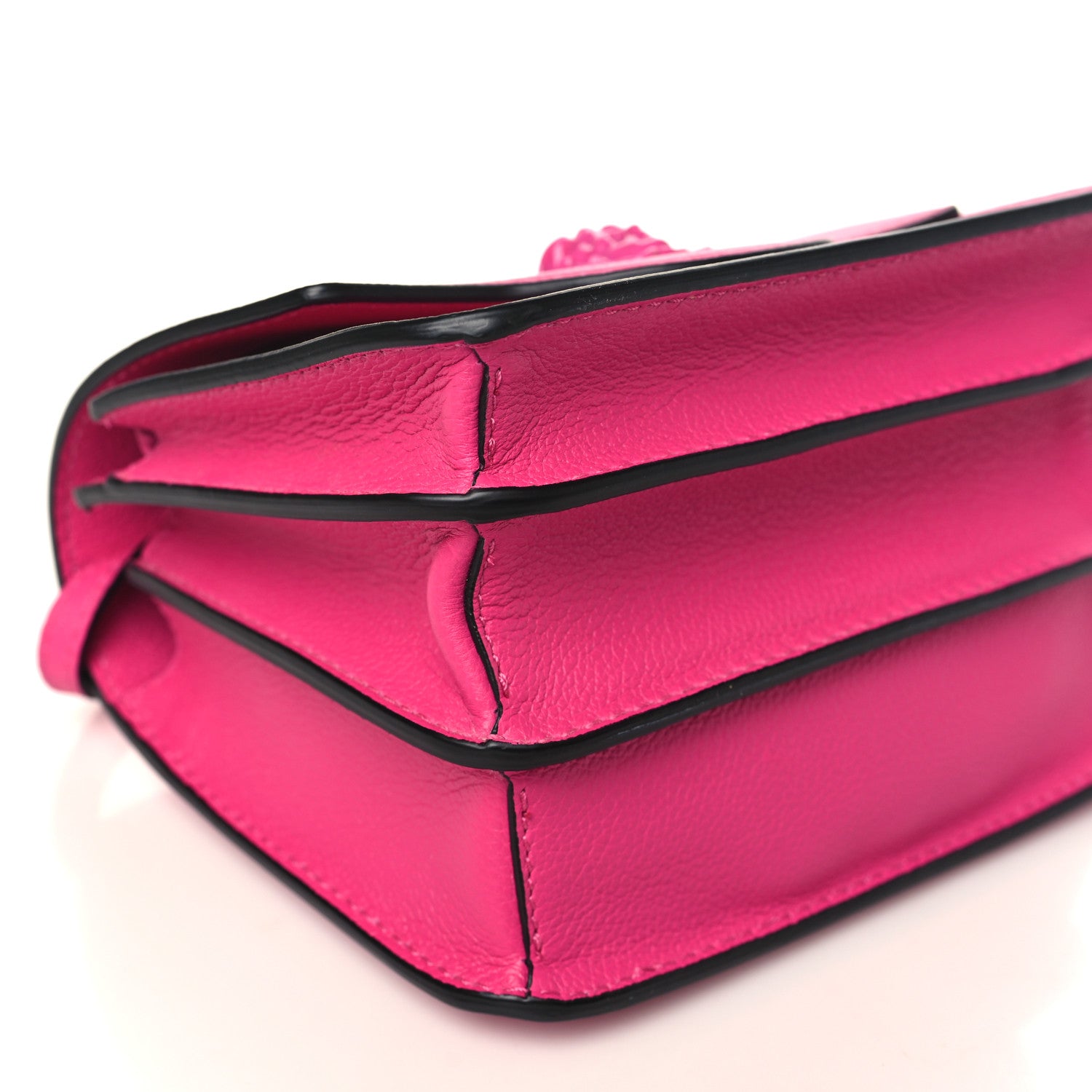 Versace Grained Calfskin La Medusa Shoulder Bag Pink Lilac 7 of 8