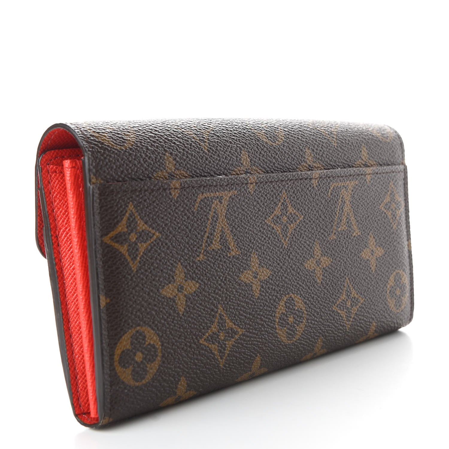 Louis Vuitton Monogram Sarah Wallet NM Coquelicot 3 of 7