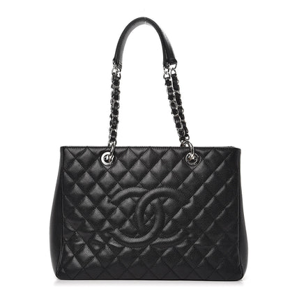Chanel Caviar Quilted Grand Shopping Tote GST Black 1 of 8