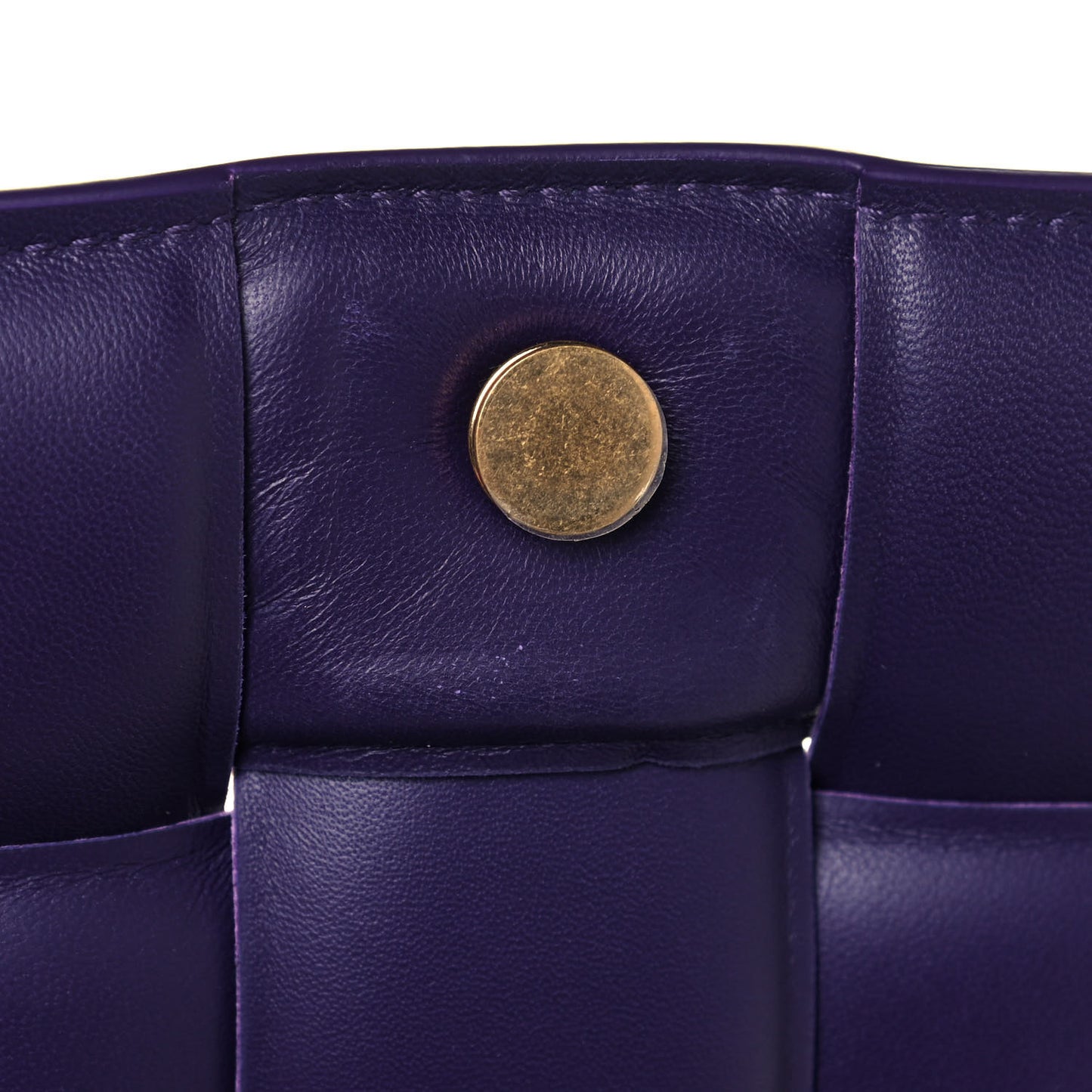 Textured Deerskin Maxi Intrecciato Padded Cassette Crossbody Bag Raisin
