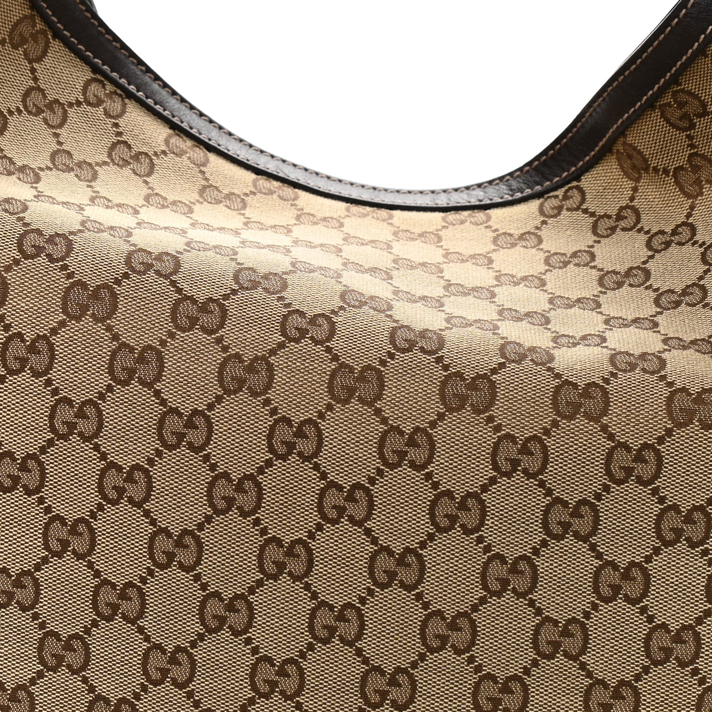 Monogram Large Wave Hobo Dark Brown